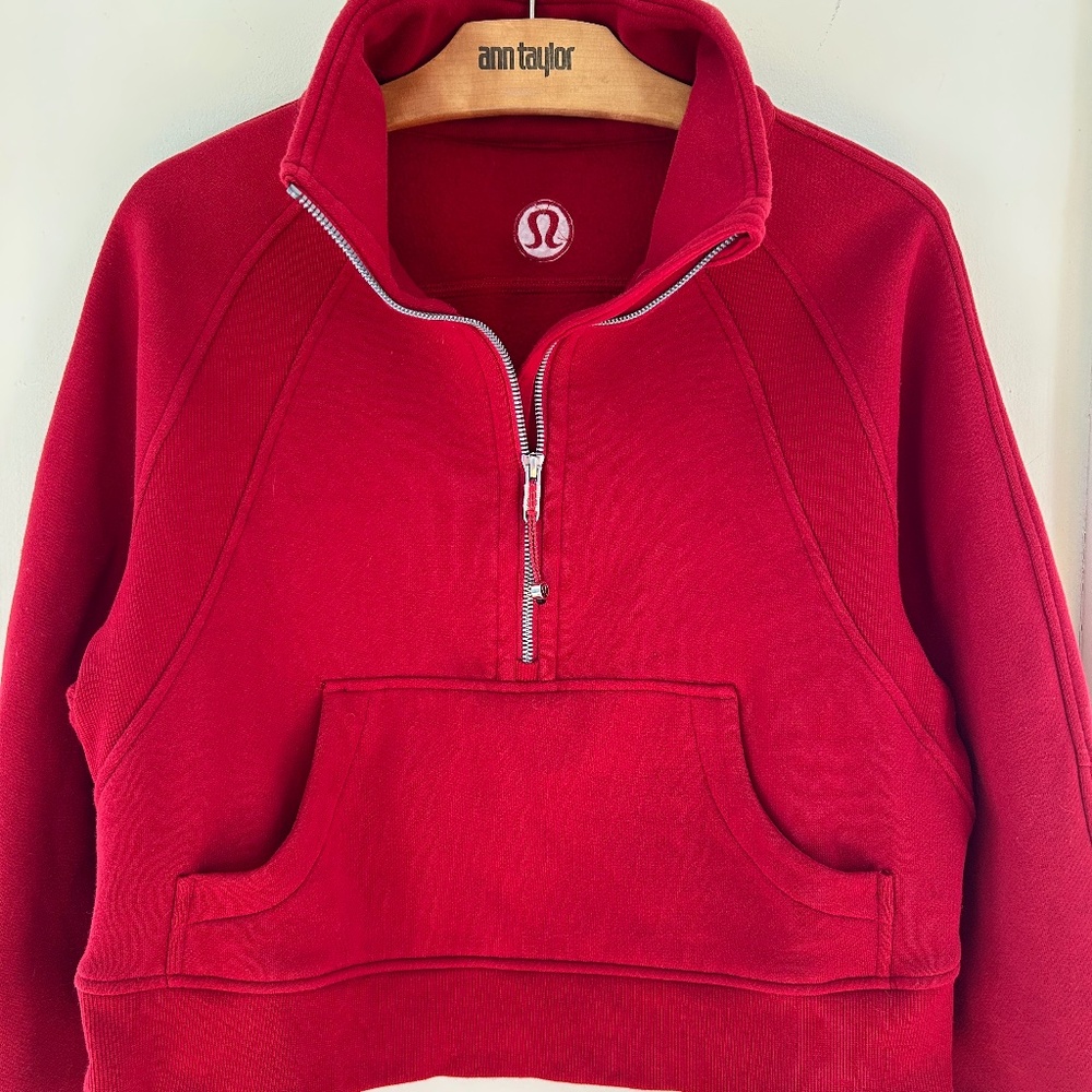 Lululemon Scuba, Funnel Collar  Half Zip Sweatshirt